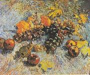Vincent Van Gogh, Still Life with Grapes, apples, lemons and pear